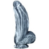 F*CK MY COLOR Gode silicone Fat Dick 18 x 6.5cm Noir-Blanc
